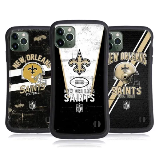 football NEW ORLEANS SAINTS LOGO ART HYBRID CASE FOR APPLE iPHONES PHONES