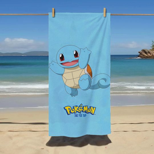 Pika Cartoon PKM Beach Towel