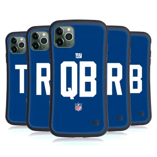 Discover football NEW YORK GIANTS POSITIONS & LOGO HYBRID CASE FOR APPLE iPHONES PHONES