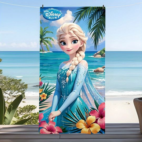 Discover Disney Elsa Beach Towel