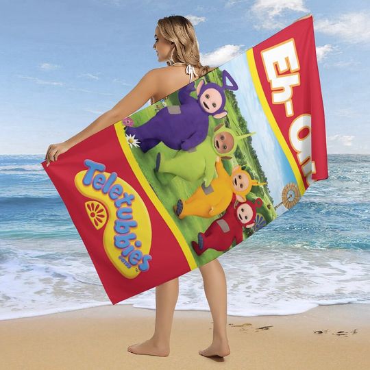 Cartoon Teletubbies Beach Towel Bath Towels