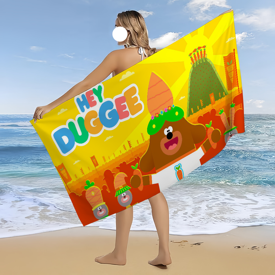 Discover H-HeyS-ES D-DuggeeS-ES Cartoon Cute Towel Beach
