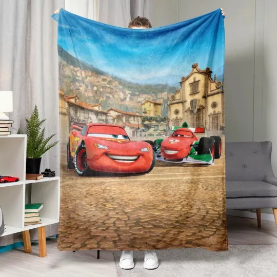 Discover Disney Car Characters Blanket Gift For Friends, Kids V9