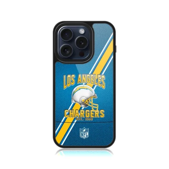 football LOS ANGELES CHARGERS LOGO ART GEL ARMOR CASE FOR APPLE iPHONE PHONES