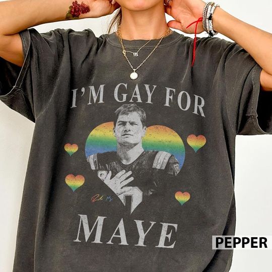 Discover I Am Gay For Maye Football Vintage Comfort Colors Shirt