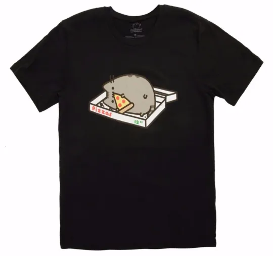 Pusheen the Cat Pizza Box T-Shirt