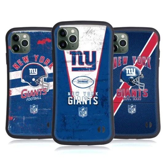 Discover football NEW YORK GIANTS LOGO ART HYBRID CASE FOR APPLE iPHONES PHONES