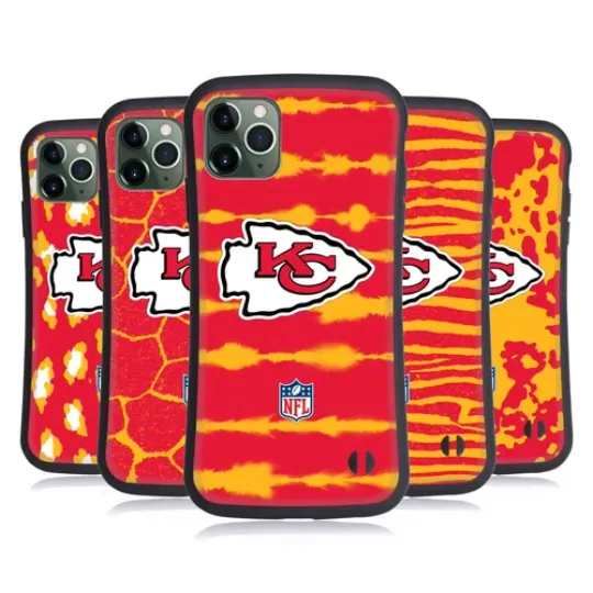 football KANSAS CITY CHIEFS ART HYBRID CASE FOR APPLE iPHONES PHONES