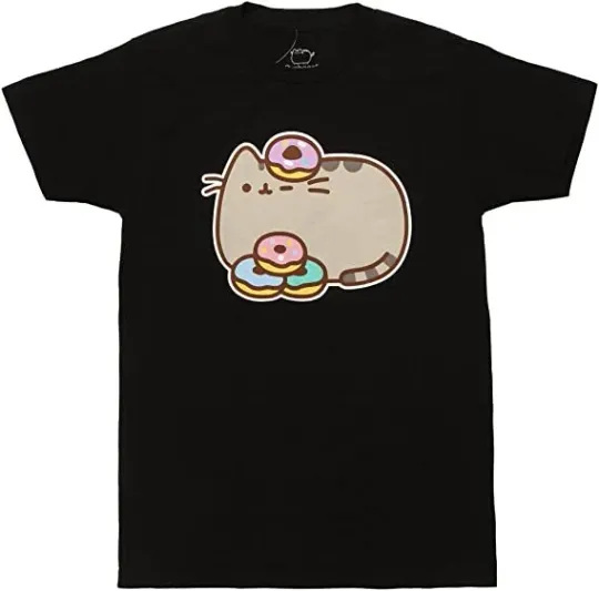 Pusheen The Cat Donut Stack T-Shirt