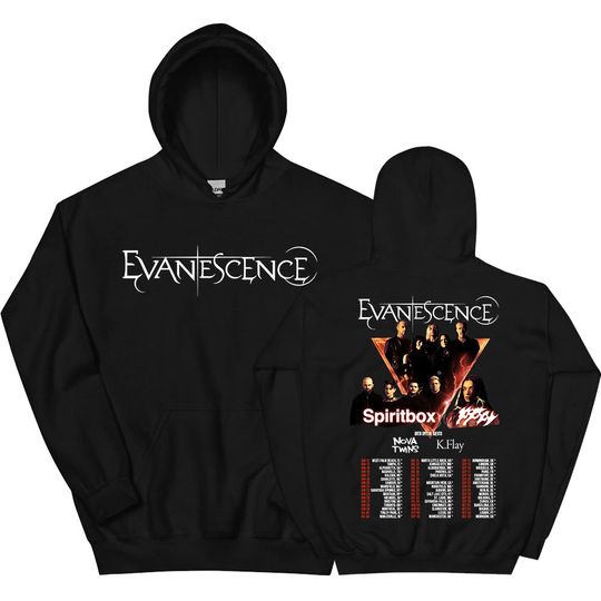 Rock Band EVANESCENCE Tour 2026 Hoodies