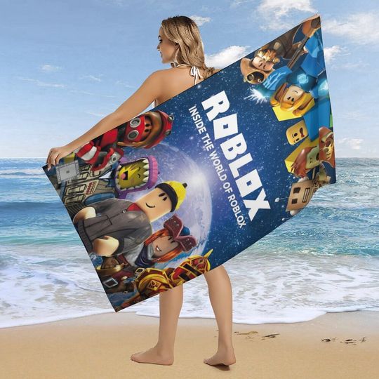 Discover Robloxes Beach Towel Serviettes Gym Towels