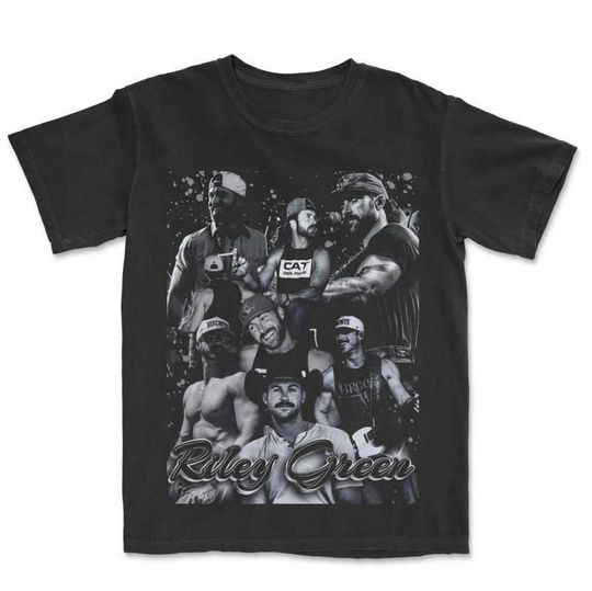 Discover Riley Green Vintage T-Shirt, Concert Festival Unisex Shirt