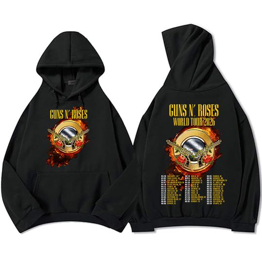 Discover GUNSN' ROSES World Tour 2026 Hoodie