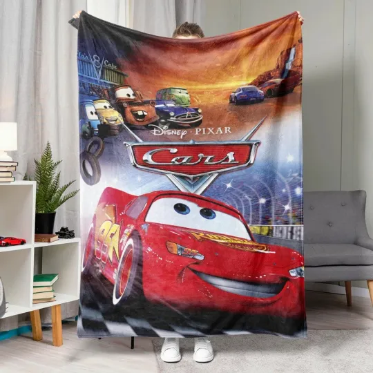 Discover Disney Car Characters Blanket Gift For Friends, Kids V3