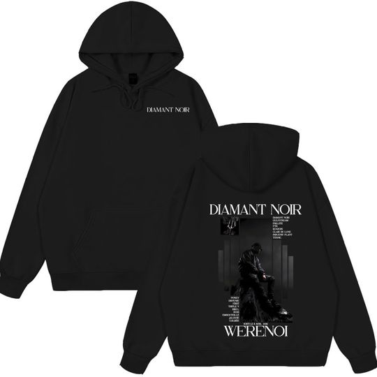 Discover Hoody Rapper WeRenoi Diamant Noir Album Hoodie