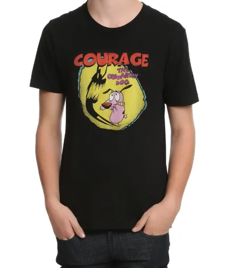 Cartoon Network Courage the Cowardly Dog Shadow T-Shirt