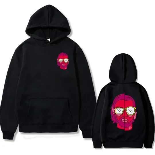 Discover Le Monde Chico Double Sided Graphic Print Hoodie