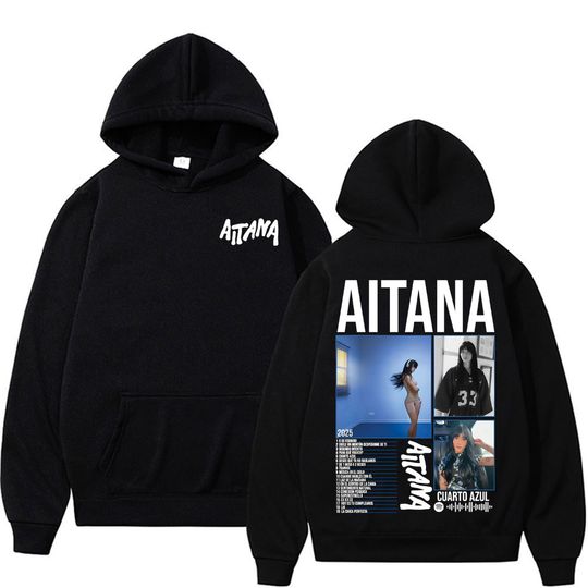 Discover Singer Aitana Cuarto Azul Tour Graphic Hoodie
