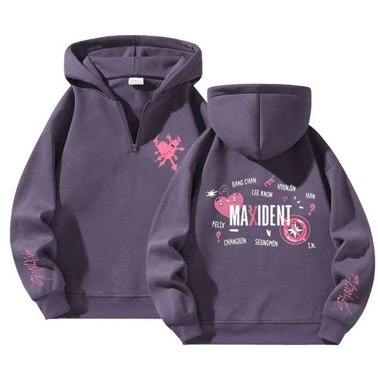 Discover Welcome Discount Hooded Sweater Stray Kids Maxident Hoodie