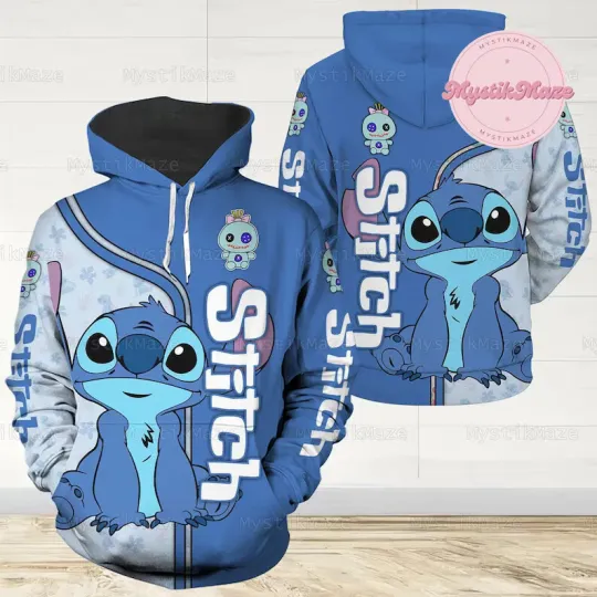 Discover Stitch 3D HOODIE Mother Day Gift All Over Print Best Price Us Size