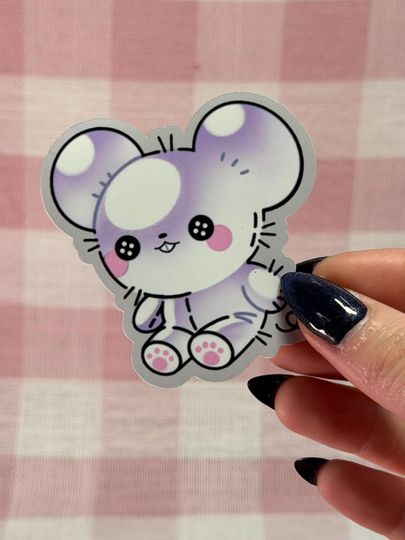 Discover Maushold Pocket Mons Plush Kawaii Vinyl Sticker