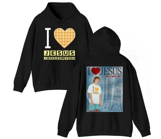 Discover Bryce Crawford 2026 US Tour I Love Jesus Hoodie FAST SHIP