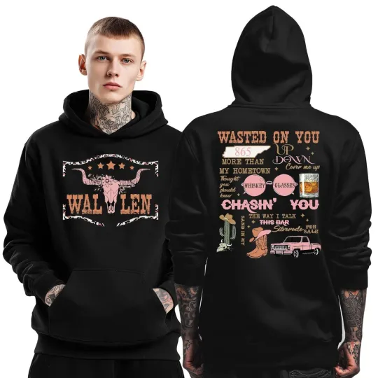 Discover Wallen Western Still the Problem Tour 2026 T-Shirt Sweatshirt Hoodie