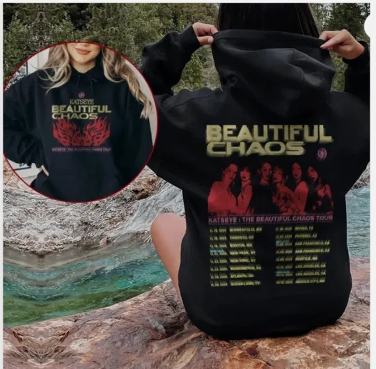 Graphic Katseye Y2k 90s Shirt, Kateyes Tour 2025 2026 Hoodie 2D