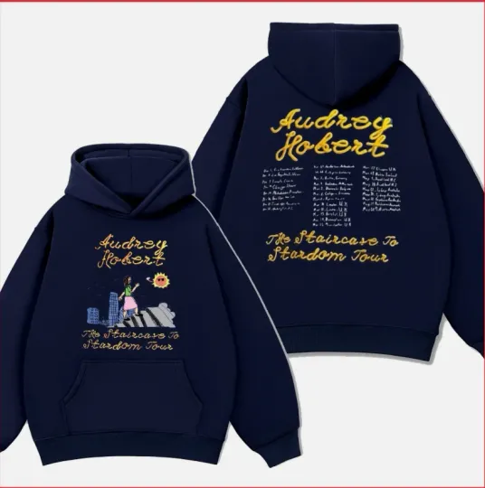 Discover Audrey Hobert The Staircase to Stardom Tour 2025 2026 Hoodie  2D