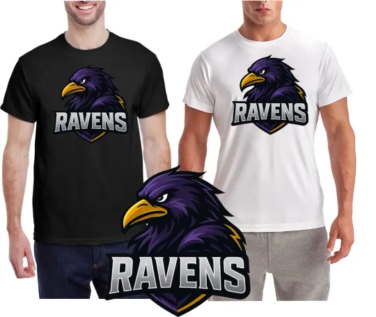 Discover New  / Ravens Football Baltimore / Wicking T-Shirt