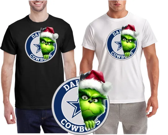 Discover New / Dallas Cowboys Christmas funny character Tee / Wicking T-Shirt