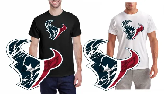 Discover New Texas / Crackle Texans Design Wicking T-Shirt