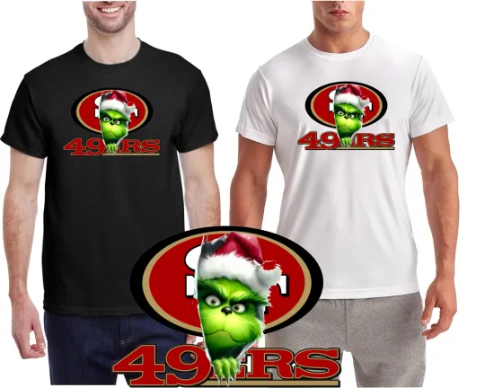 Discover New / 49ers Christmas funny character Shirt / Quality Wicking T-Shirt