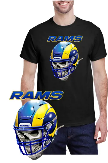 Discover LA Rams Skull /T Shirt