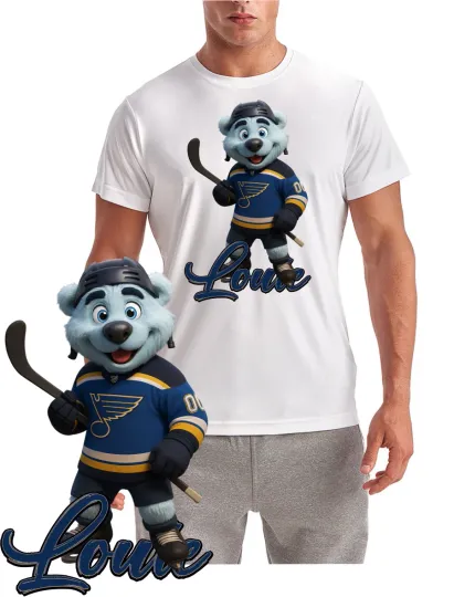 St. Louis Blues Louie Mascot  T-Shirt