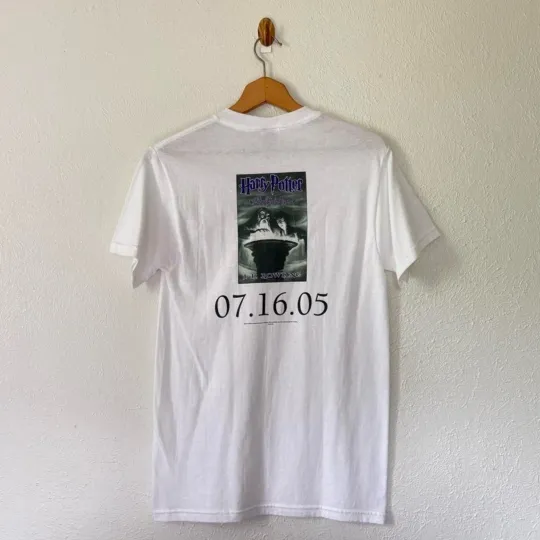 Discover Vintage 2005 Harry Potter and the Half Blood Prince book release event tee NWT S