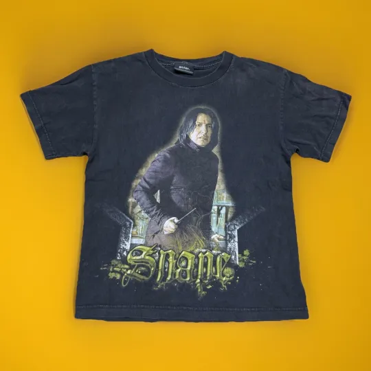 Discover Rare Vintage Harry Potter Movie Promo T Shirt Professor Snape Y2K Small