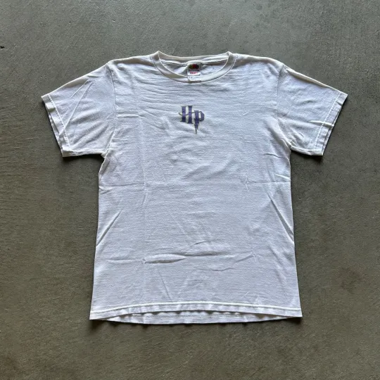 Discover Vintage 2005 Harry Potter Shirt Size Small White Half Blood Prince Book Promo