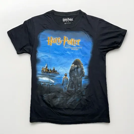 Discover Vintage 2009 Harry Potter Philosopher’s/Sorcerer’s Stone Promo T-Shirt Y2K Sz S