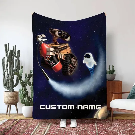 Discover Disney WALL E Fire Fleece Bed Custom Blanket Gift For Fan, Kids