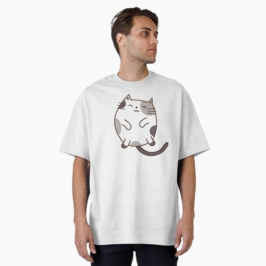 Discover Cute Cat Oversized T-Shirt