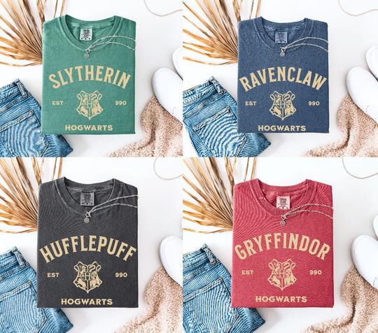 Hogwarts house T-Shirt| Matching Wizarding Houses shirts |