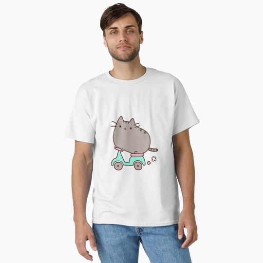 Discover Cute Grey Kitty Cat #4 Classic T-Shirt