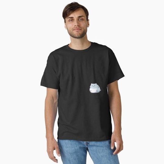 Discover Chubby Whiskers - Cute Plump Cat 4 Classic T-Shirt