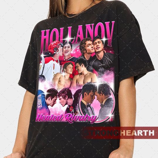 Discover Hollanov Hockey Romance Heated Rivalry T-Shirt Unisex Vintage Gift