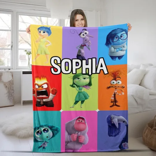Discover Personalized Disney Pixar Inside Out Fleece Blanket