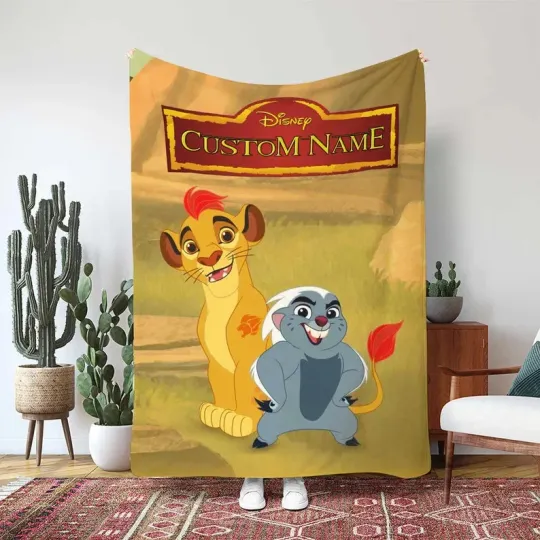Discover Disney The Lion Guard Custom Blanket Gift For Fan, Kids