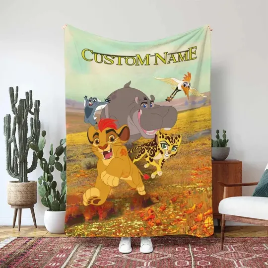 Discover Disney The Lion Guard Pride Custom Blanket Gift For Fan, Kids