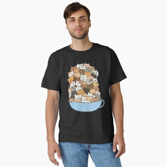 Discover Bowl of Cats Classic T-Shirt