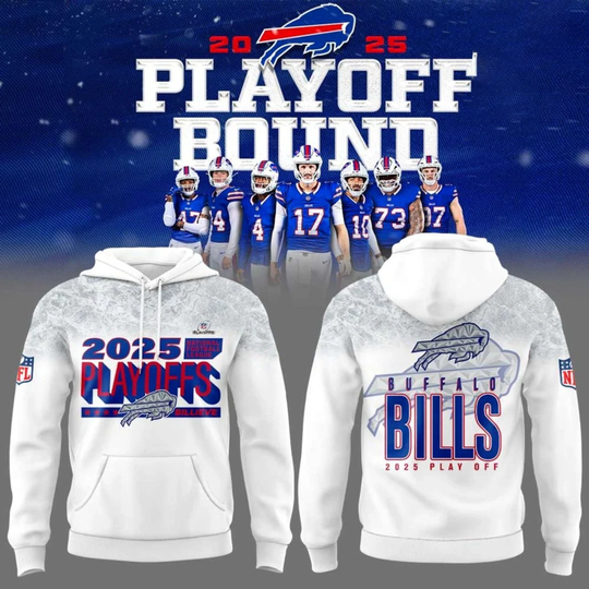 Buffalo Bill PLAY OFF 2025 Edition 3D Hoodie